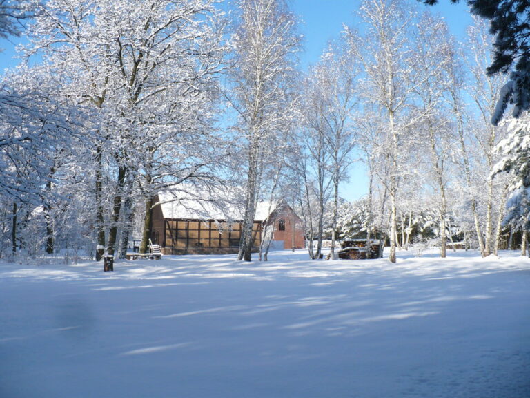 Das Forsthaus im Winter